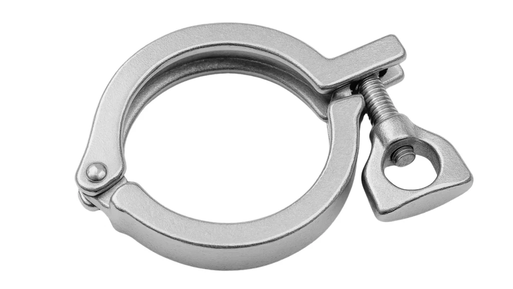 abrazadera de tubería sanitaria